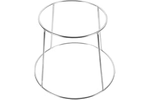 JECOMPRIS Stainless Steel Seafood Display Rack Two Tiered Seafood Tray Holder for Buffet Serving Food Dish Stand for Restaura