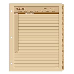 Rite in the Rain Weatherproof Daily Calendar Set, 8.5" x