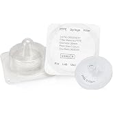 Labfil Sterile PTFE Syringe Filter 0.22&micro;m, 30mm, Individually Packed, 50pcs | Hydrophobic. Low extractables, good thermal stability. Ideal for aggressive organic or basic solutions