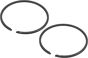 uxcell Piston Ring Set, 2Pcs 45mm x 1.5mm Standard Size Piston Rings Fit for Chainsaw Replacement Parts
