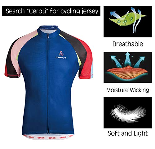 image for Ceroti | Custom Apparel Service | Men's Pro Long Inseam Cycling Bibs, 