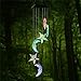 AceList Small Wind Chime 14 Inches Moon Wind Chime for Door Chime House Bedroom Dorm Room Decoration