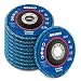 Neiko 11145A Premium Zirconia Flap Disc | 4.5" x 7/8-Inch, 120 Grit, Bevel Type #29-10 Pack
