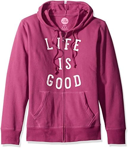 Life is good Go To Zip Hoodie Life is good Wild Plum, XX-Large