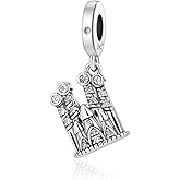 CHTLOR Charm Egyptian Pyramids,Earth Pendant,Love Bear,Mini Dragon Charm 925 Sterling Silver Pendant Women's Necklace Bracelet DIY pendant Fit for European Bracelet