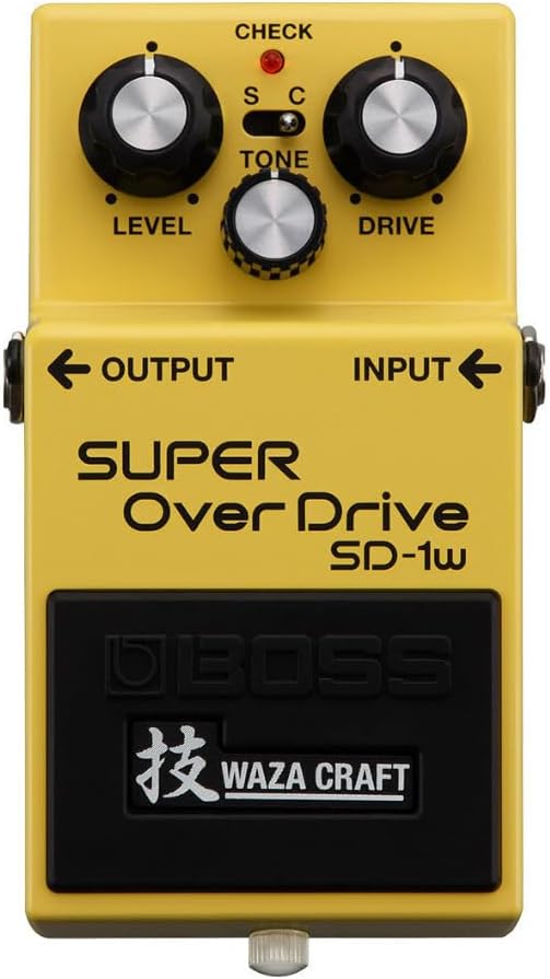 BOSS SD-1W Super Overdrive Waza Craft Pedal Analog Circuitry Japan