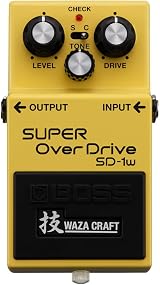 BOSS SD-1W Super Overdrive Waza Craft Pedal Analog Circuitry Japan