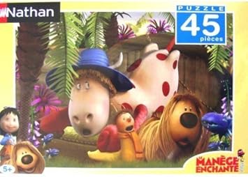 Otto Puzzle Enfant 45 Pieces Le Manege Enchante Chien