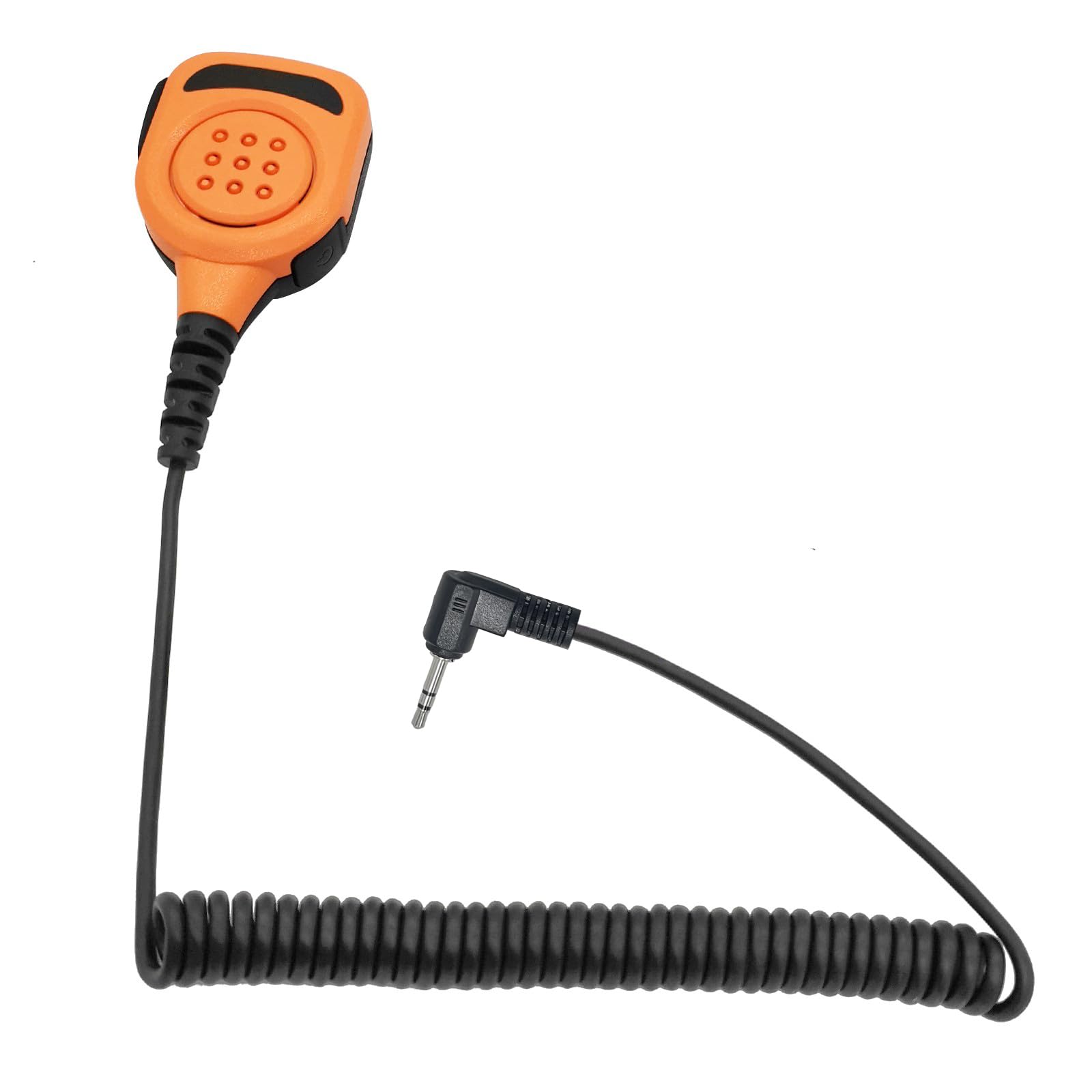 Photo 1 of 1 Pin 2.5mm Shoulder Speaker Mic Lapel Microphone for Motorola Talkabout Walkie Talkie mh230r fr60 mr350r t470 t380 t100 t200tp t260tp t2xx t460 t600 h2o t605 t7100 t472 t800 Radios Mic (Orange)