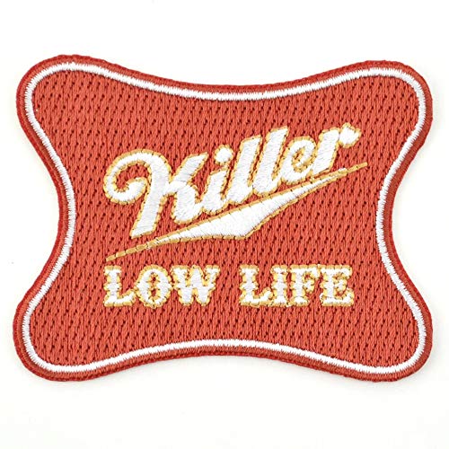Wasted Days Killer Low Life Patch for Jackets Embroidered Iron On or