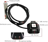 Peowuieu Desktop Computer Case Switch Power Reset HDD Button Dual USB Audio view 5