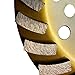 7” Concrete Turbo Diamond Grinding Cup Wheel for Angle Grinder 24 Segs