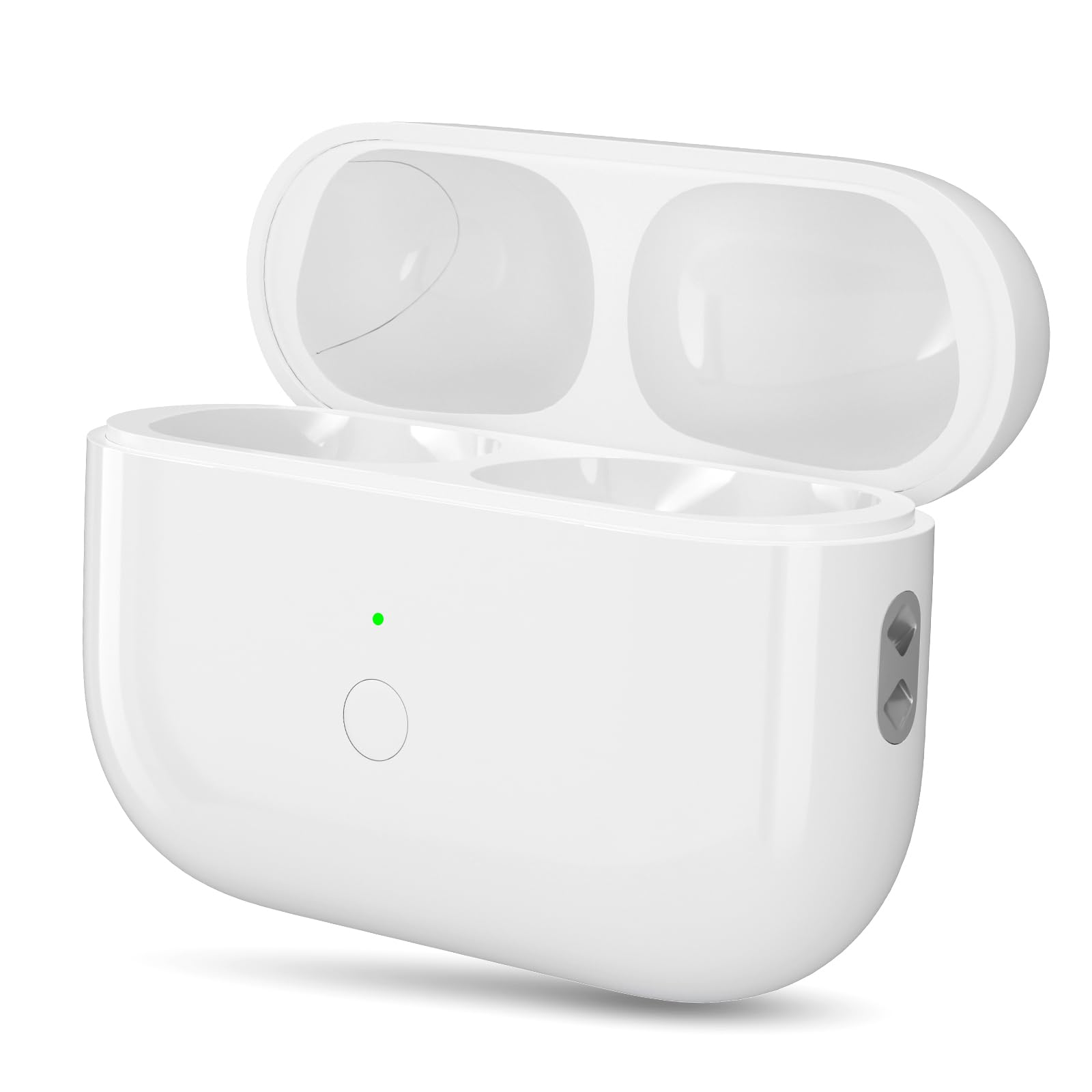 Photo 1 of Replacement Charging Case for AirPods Pro 1st / 2nd Gen, Compatible for AirPod Pro 1st /2nd Generation Charger Case, Support Blue-Tooth Pairing and Sync Button, No Earbuds (L-Port)