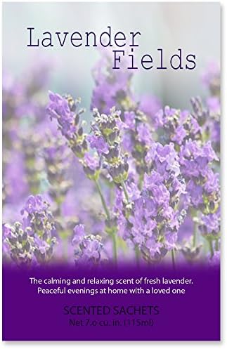 Scented Sachets Lavender Fields, 7.0 cu.in | Pack of 4.
