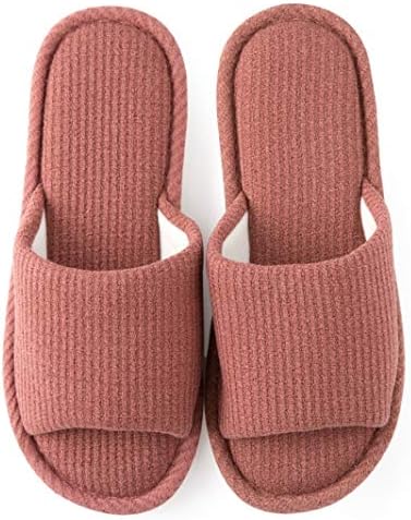 スリッパ リネンスリッパ メンズ 女性 可愛い 蝶結び 夏用 室内履き 静音 軽量 滑り止め 無味 ソフトボトム コットンリネン フォーシーズン ルームシューズ 男女兼用 夫婦 家族 来客用 B085s3w5wb 1 440円