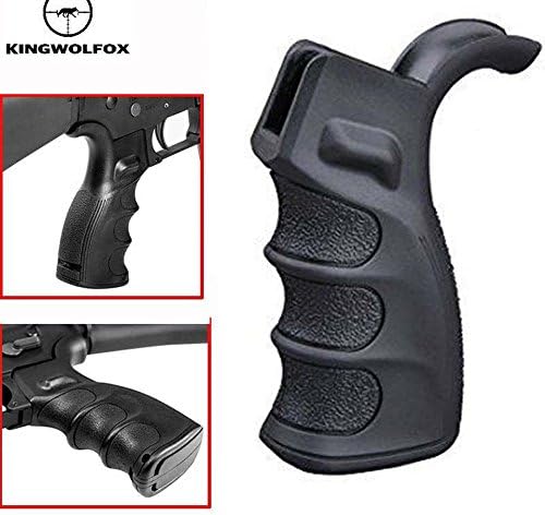 Tactical Black Ergonomic Rifle Pistol Grip Handle Grooves G-Lock w/Storage for RPR Black #1