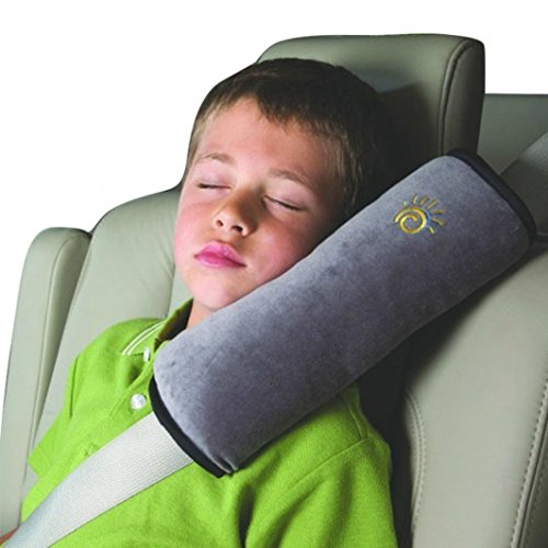 Ikevan Baby Children Safety Strap Car Seat Belts Pillow Shoulder Protection (A)