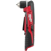 Milwaukee 2415-20 M12 12-Volt Lithium-Ion Cordless Right Angle Drill, 3/8 In, Bare Tool, Medium