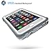 Waterproof Case For iPhone 6s Plus, FITFORT Clear Protective Cover IP68 Certified Snowproof Dirtproof Shockproof Perfectly Fit iPhone 6 Plus(5.5 inch) (Grey&Crystal)¡­