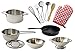 Kangaroo's Kitchen Pots N Pan Set, 12 Piece Play Set