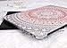 MacBook Air 13 Inch Case (Release 2010-2017 Older Version),iCasso Rubber Coated Soft Touch Hard Case with Keyboard Cover Only Compatible Macbook Air 13 Inch (Model:A1369/A1466), Pink&White Medallion