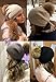 Women Knit Wool Beanie - Winter Fashion Solid Wool Hats Real Removable Raccoon Fur Pom Pom Warm Ski Beanie (Black),One Size