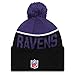 New Era Baltimore Ravens 2015 Sport Knit Cuffed Pom Knit Cap/Beanie