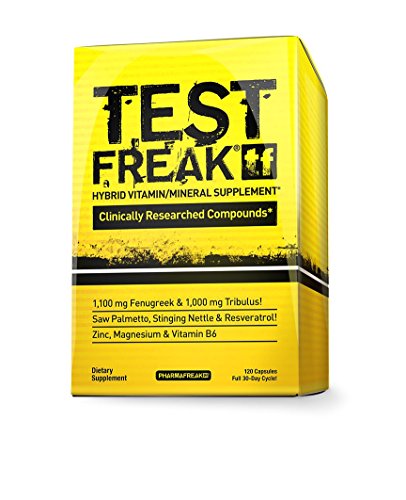 Pharmafreak Test Freak - Hybrid Vitamin/Mineral Supplement and Testosterone Booster - 120 Capsules Pharmafreak Test Freak - Hybrid Vitamin/Mineral Supplement and Testosterone Booster - 120 Capsules