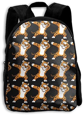 Boys Girls Dabbing Tiger Funny Dab Animals Popular Printing Toddler Pre School Backpack Bags Lightweight