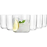 Krosno Cider Water Juice Glasses, Set of 6, 12 fl oz, Mixology Collection, Lightweight Everyday Drinking Glasses, Multi-Purpo