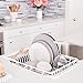 Better Houseware 1423/W White Adjustable Over-the-Sink Dish Drainer