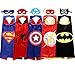 Hasaker Comics Cartoon Hero Holiday gift Dress Up Satin Cape with Felt Mask Costume 5pcs