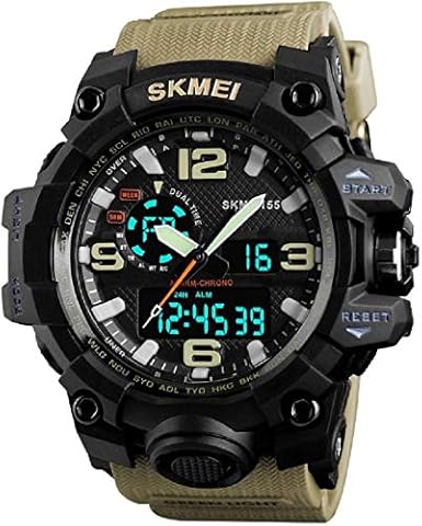 Xotak Analogue - Digital Multifunctional Stainless Steel Dual Time Sports Watches for Boys and Mens