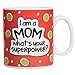 Giant 30 oz. Mom Mug, I'm a Mom What's Your SuperPower with Bonus Gift Boutique Cloth, Can be used as a planter, soup bowl, home decor, giant coffee mug