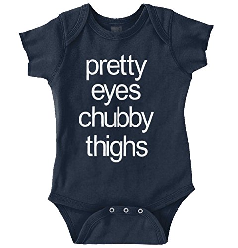 Chubby Thighs New Parents Baby Shower Gifts Funny Saying Baby Onesie Bodysuit
