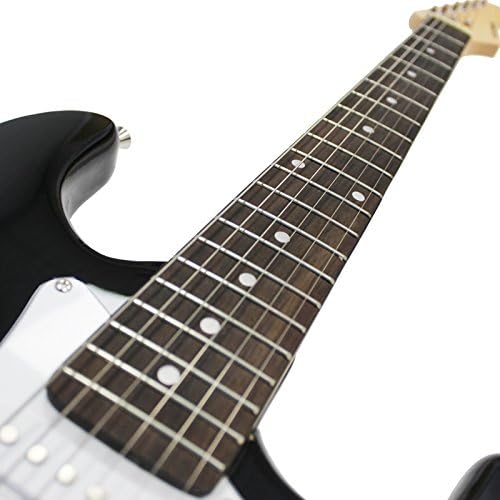 3rd Avenue XF Full Size 4/4 Electric Guitar Ultimate Kit with 10W Amp, Cable, Stand, Gig Bag, Strap, Spare Strings, Picks, Capo - Black - Image 5