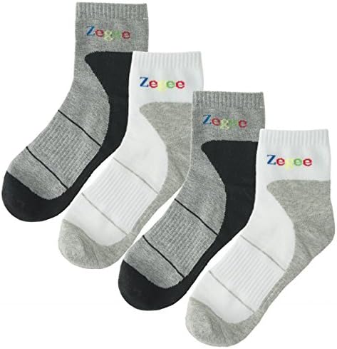 Women Crew Cotton Sock Year Round Multi Cushion Hiking/Outdoor 4 Pack