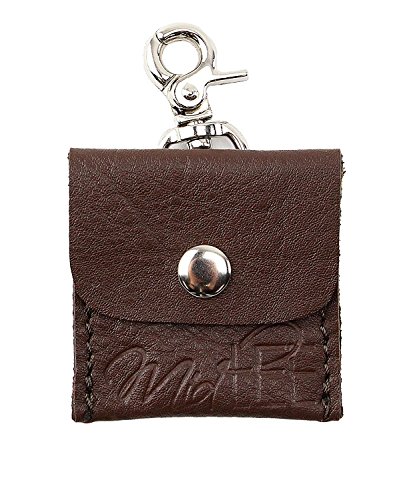 Leather Dog Tag Silencer Pouch by Midlee (Brown)