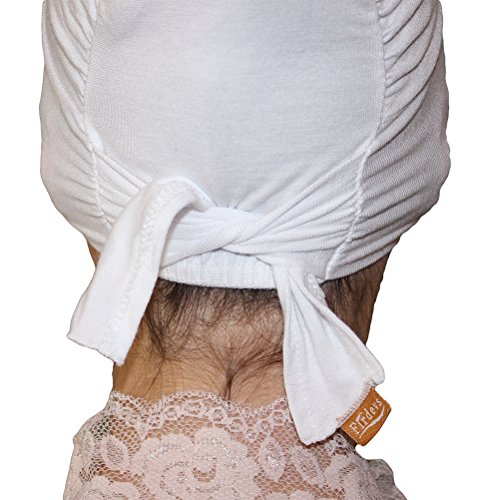 Firdevs Luxury Jersey Islamic Hijab Underscarf Cap Bonnet White