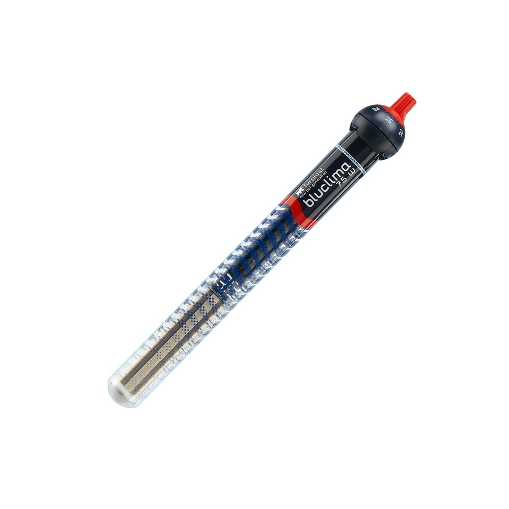 Ferplast Hydor Submersible Aquarium Heater 75 W Temperature Regulation, for Marine and Freshwater Aquariums, D. 2,7 x H 26,5 cm.