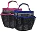 kinla Durable Mesh Shower Caddy Tote (Pack of 2),Quick Dry Gym Dorm Hanging Shower Caddy ,Bath Organizers Perfect for Dorm Gym School and Travel Multi-Colored
