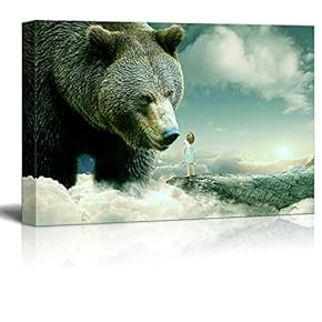 Fantasy Series Little Girl Reaching Out for a Bear