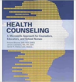 health counseling a microskills approach