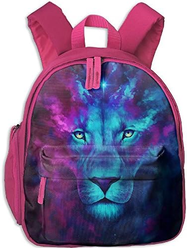 Small School Daypack Custome With Lion For Kindergarten Unisex Child Pink