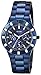 GUESS Women's U0027L3 Iconic Blue-Plated Stainless Steel Watch