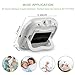 IEKA Digital Kitchen Timer,Minute Second Count Up Countdown,Digital Loud Alarm Timer with Large LCD Display and Premium Magnetic Backing(2 Pack,White)
