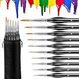 Bomaer Detail Paint Brushes, Set of 10 Miniature