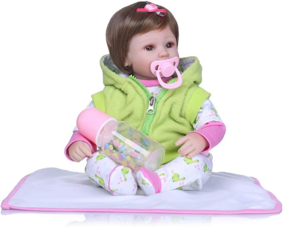 Prezzo NACHEN Reborn Baby Dolls Morbido Silicone Vinile Playmate Vita Reale Realistico Neonati Giocattolo Regalo 40cm,color1,40cm Offerte