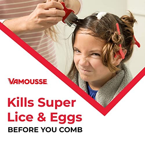 Vamousse Lice Treatment Mousse (6 fl oz), Pesticidefree, Clinically