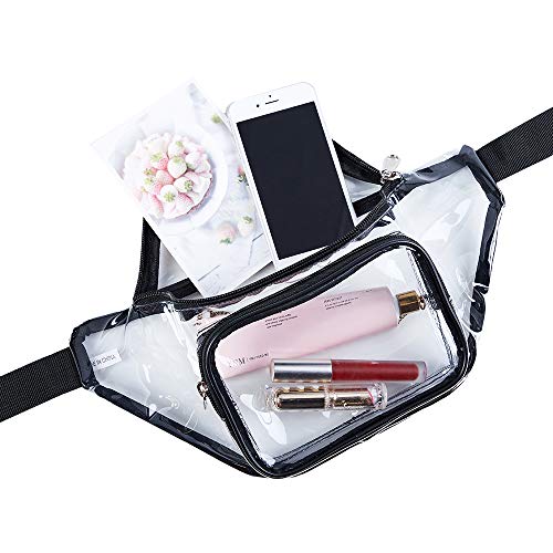Clear Fanny Pack,Stadium Approved Waist Pack for Festival, Games,Travel